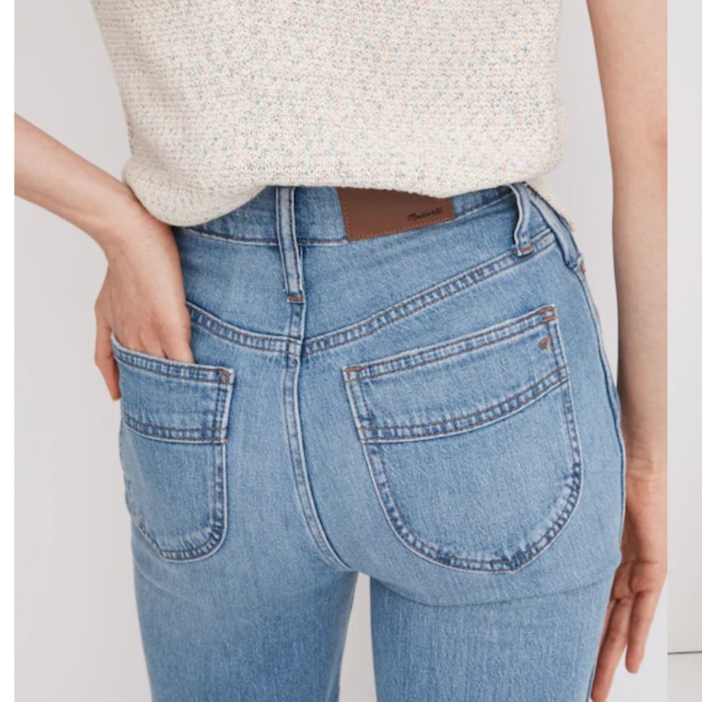 Madewell 11” High-Rise Flare Jeans in Conwell Wash Size 25 - Picture 7 of 14